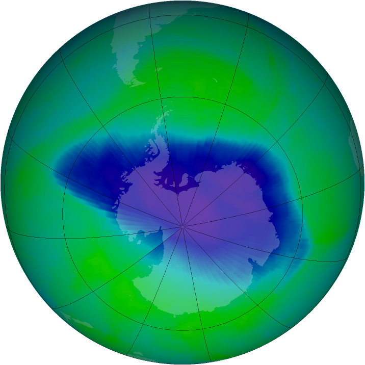 Ozone Map 1998-12-01